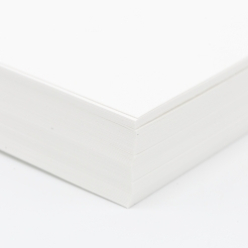 CLOSEOUTS Crane's Crest Fluorescent White 90lb/243g 100% Cotton Cardstock 8-1/2x11 50/pkg