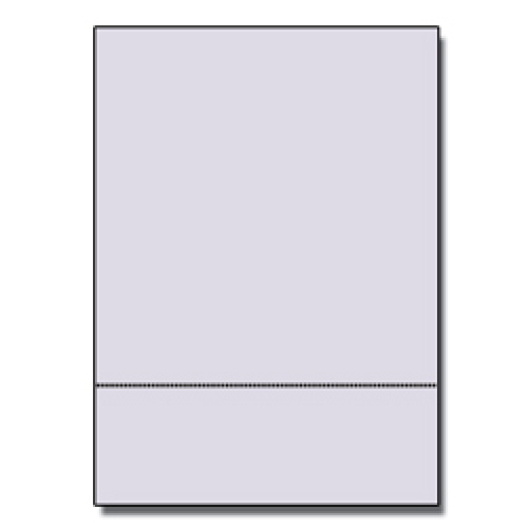 Perforated at 3-2/3 Bristol Cover Gray 8-1/2x11 67lb 250/pkg