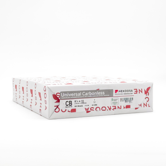 Carbonless CB White 8-1/2x11 500/pkg