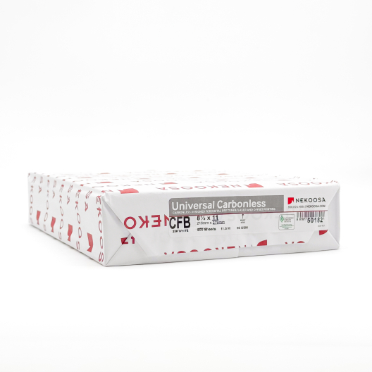 Carbonless CFB White 8-1/2x11 500/pkg