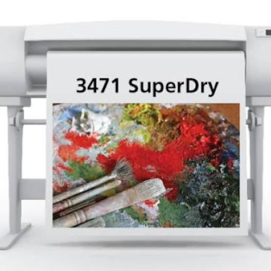 SIHL 3471 SuperDry Satin Grayback Roll-up Film 7.5mil 36in x 100ft 1/case