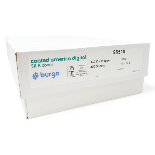 Coated America Digital Silk 130lb/351g Cardstock 18x12 400/case