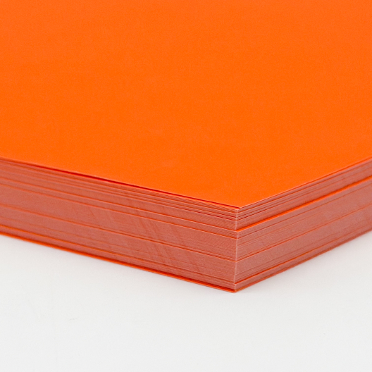 KernowPrint Pro Vivid Safety Orange Polyester 5mil/174g 8-1/2x11 100/pkg