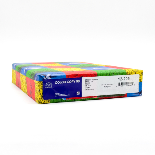 Mohawk Color Copy 8-1/2x14 28lb/105g Paper 500/pkg