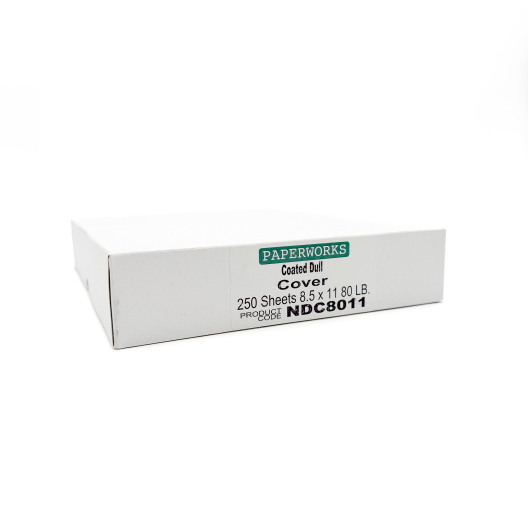 Paperworks Coated Dull 80lb/216g Cardstock 8-1/2x11 250/pkg