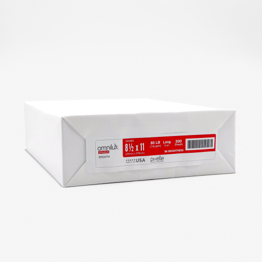 Omnilux Opaque Digital 8-1/2x11 32/80lb/120g Paper 500/pkg