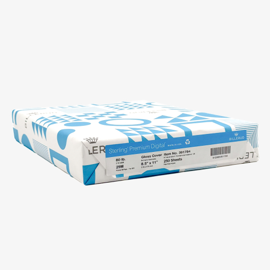 Sterling Premium Digital Gloss 80lb/216g Cover 8-1/2x11 250/pkg