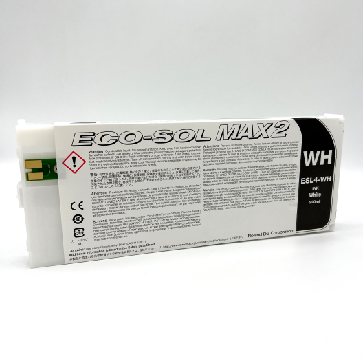 Roland Eco-Sol MAX2 White Ink ESL4-WH 220ml Cartridge