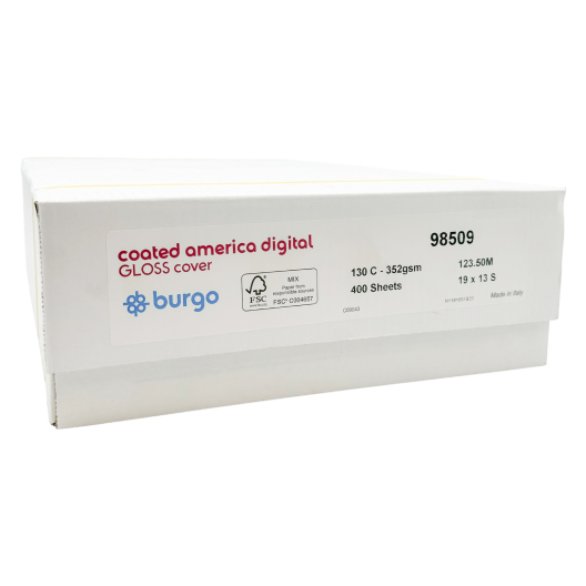 Coated America Digital Gloss 130lb/351g Cardstock 19x13 400/case