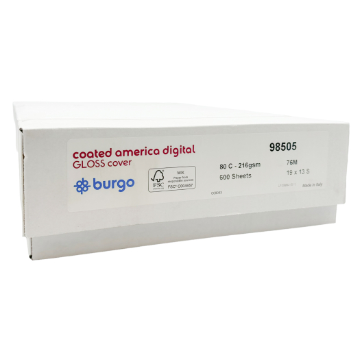Coated America Digital Gloss 80lb/216g Cardstock 19x13 600/case