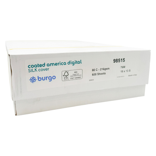 Coated America Digital Silk 80lb/216g Cardstock 19x13 600/case