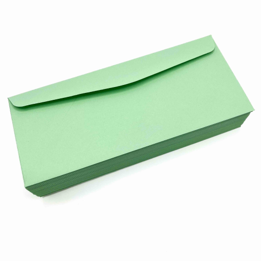 CLOSEOUTS #10-24lb Green Earthchoice Envelope 500/box