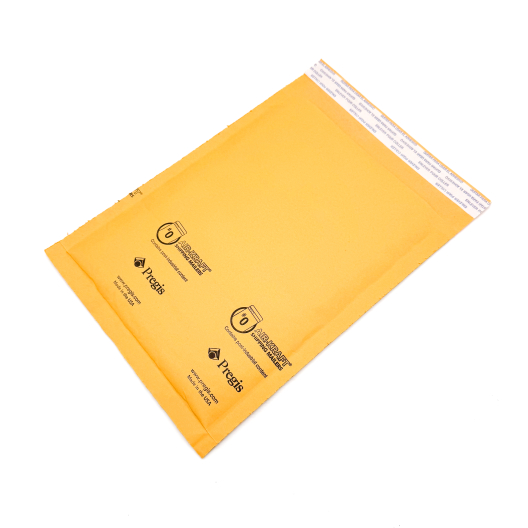 #0 Bubble Mailer Brown Kraft 6x9 Peel & Seal Closure 25/box