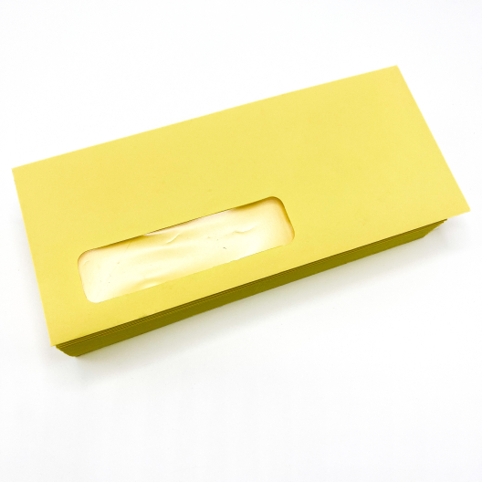 Lettermark Window Envelope Yellow #10 24lb 500/pkg
