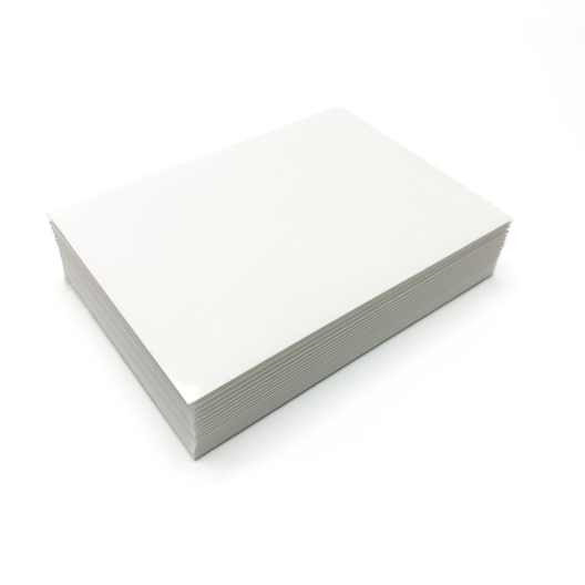 Crane's Lettra Fluorescent White 32lb/120g A7 Square Flap 50/pkg