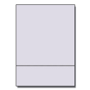 Perforated at 3-2/3 Bristol Cover Gray 8-1/2x11 67lb 250/pkg