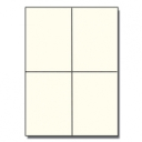Postcards 4up Classic Crest Natural White 80lb 1000/pkg