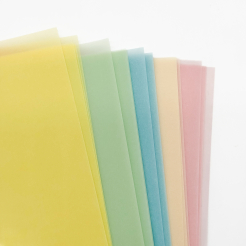 Translucent Vellum 5-Color Assortment 8-1/2X11 27lb/102g 120/pkg