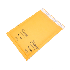 #0 Bubble Mailer Brown Kraft 6x9 Peel & Seal Closure 25/box