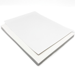Label Paper White Hi-Gloss Coated 60lb 8-1/2x11 100/pkg