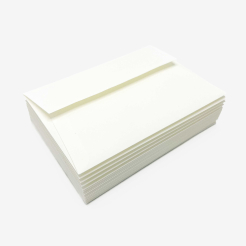  Neenah 100% Cotton Letterpress Pearl White A2 (4-3/8 x 5-3/4) 80lb/120g Text 50/pkg 